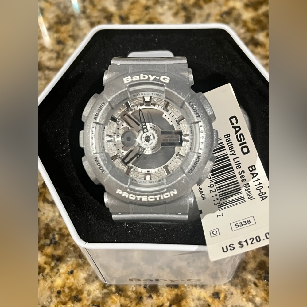 Casio Baby-G Silver Women's Watch
